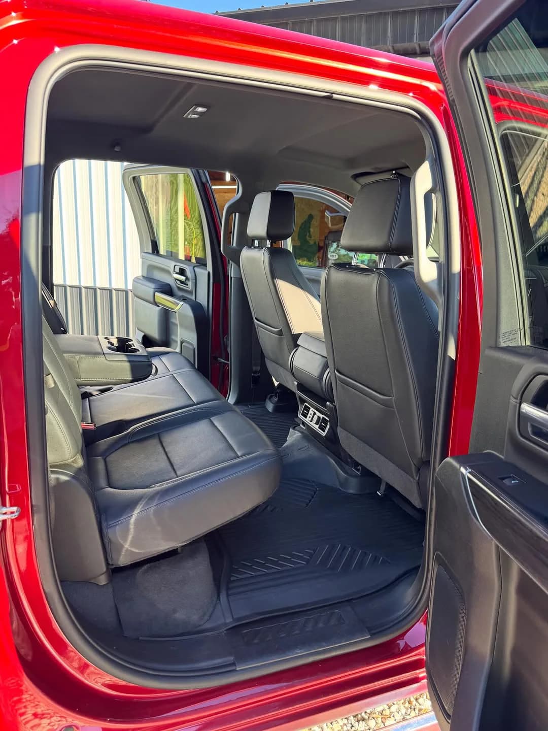 The same work-truck driver cabin after its interior detail