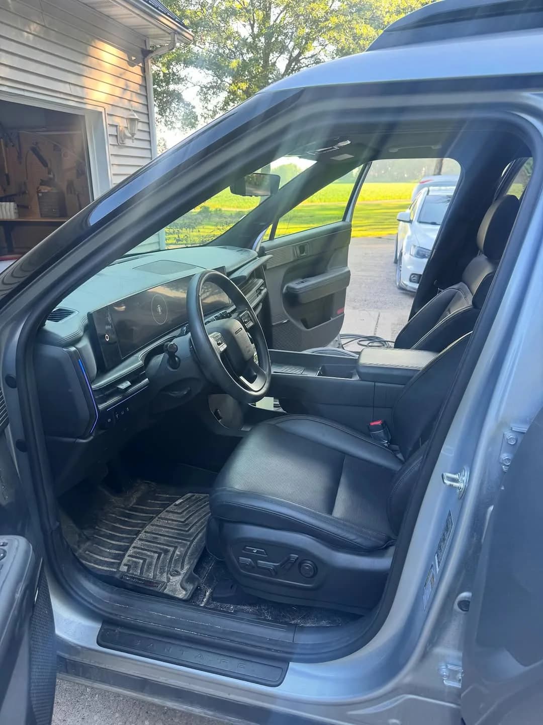 Interior work from a Hyundai Santa Fe detail